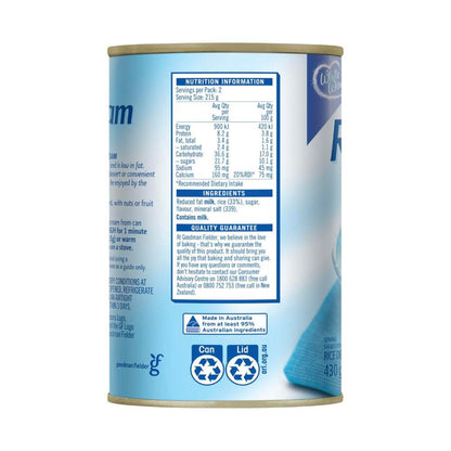 Parsons Vanilla Creamed Rice - 430g