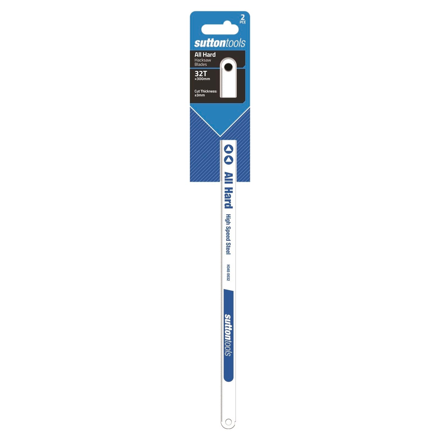 Sutton Tools Hacksaw Blade - 300mm - 32 TPI - 2 Pack