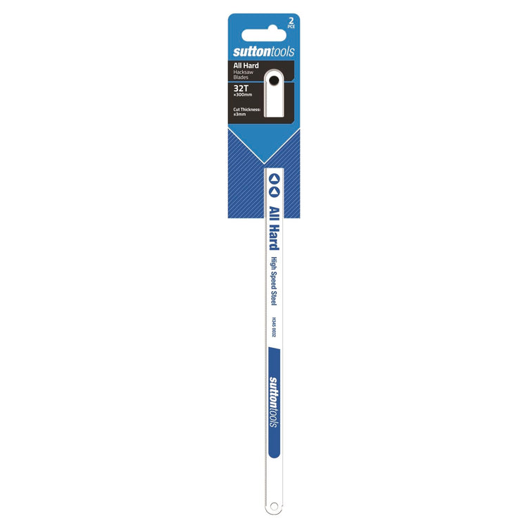 Sutton Tools Hacksaw Blade - 300mm - 32 TPI - 2 Pack