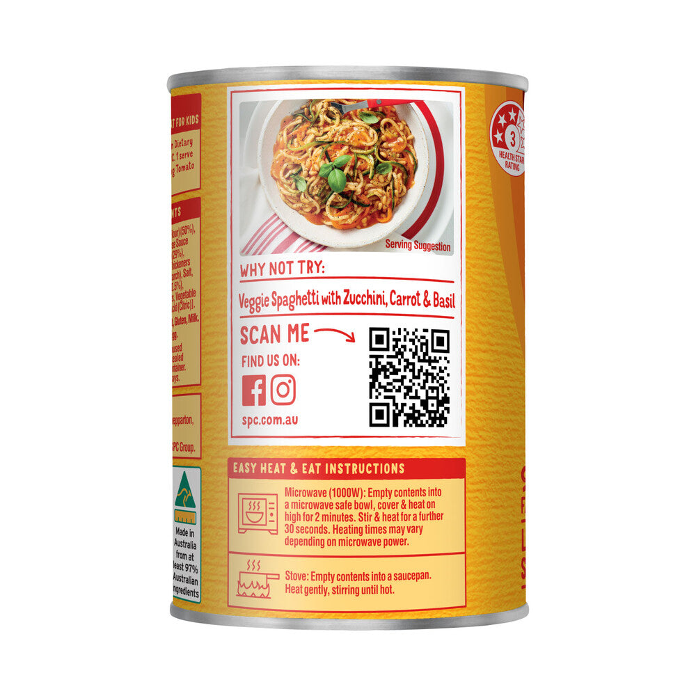 SPC Spaghetti in Tomato & Cheese - 420g