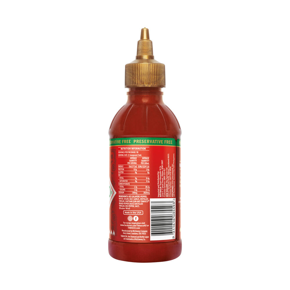 Mcilhenny Co Tabasco Sriracha Sauce - 256mL