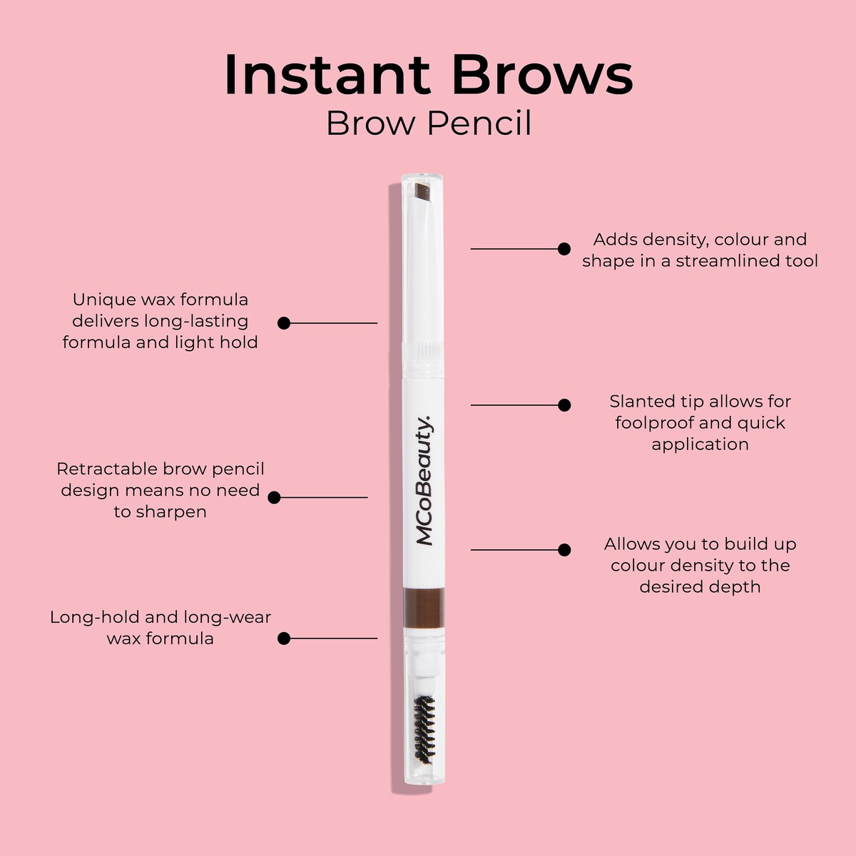 Mcobeauty Instant Brows Express Kit Light To Medium 1.5g