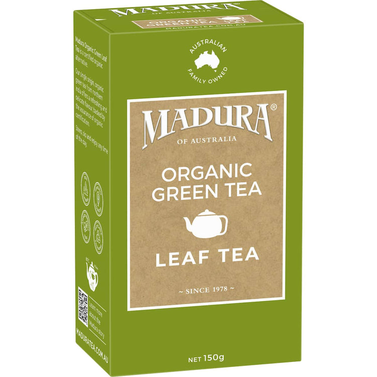 Madura Green Leaf Tea Organic 150g