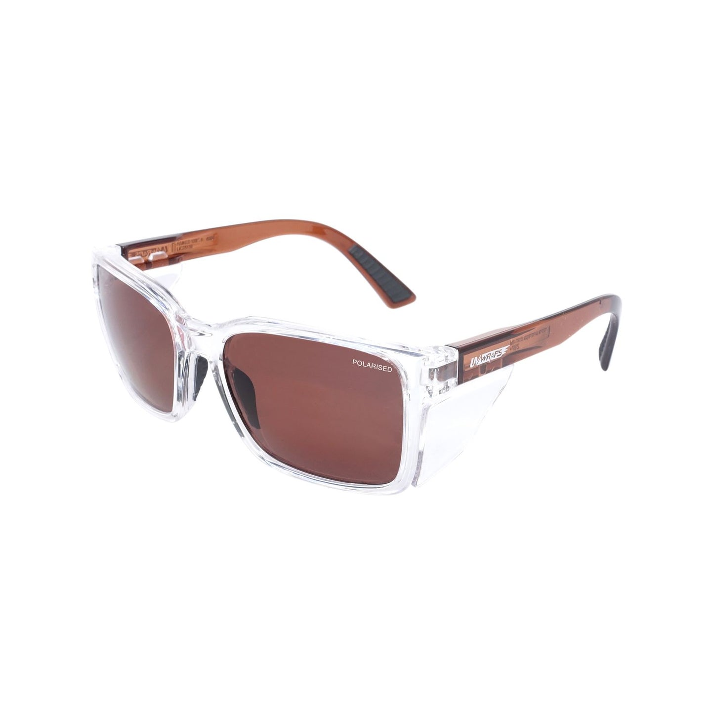 Uv Wrap Copper Polarised Safety Glasses - 6206PC - 142 x 48mm
