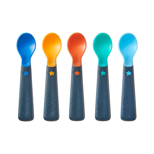Tommee Tippee Easigrip Weaning Spoons 5 Pack 6m+ - 5 pack