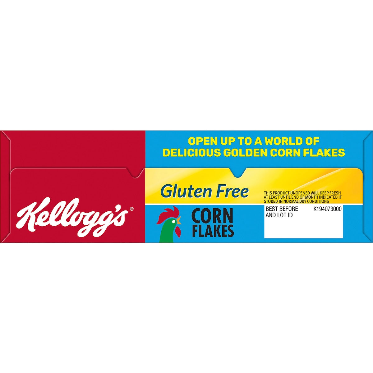 Kelloggs Gluten Free Corn Flakes Breakfast Cereal 270g
