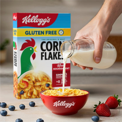 Kelloggs Gluten Free Corn Flakes Breakfast Cereal 270g