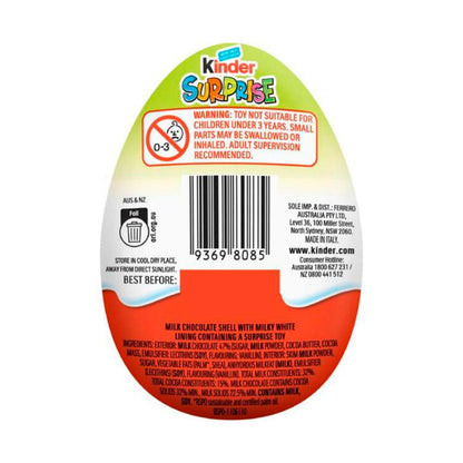 Kinder Surprise Chocolate 3 pack - 60g