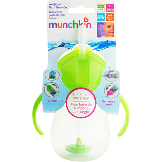 Munchkin Flexi-Straw Cup 207ml Assorted Each