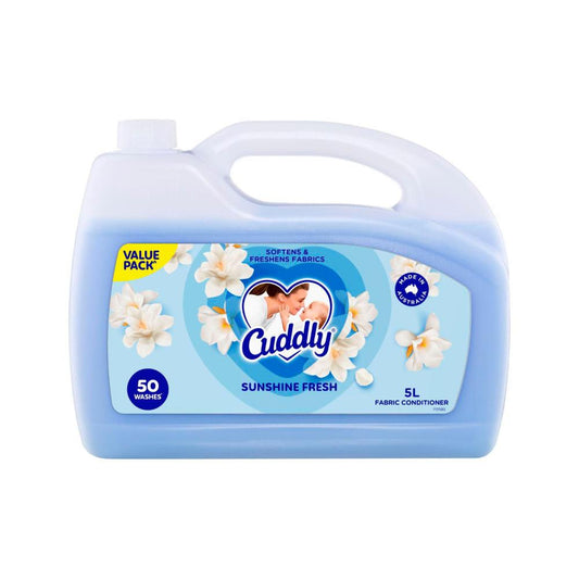 Bulk Cuddly Sunshine Fresh Fabric Conditioner - 5L