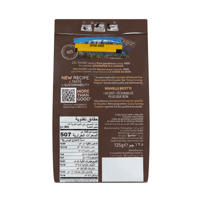 Loacker Quadratini Wafers Biscuits Double Choc - 125g