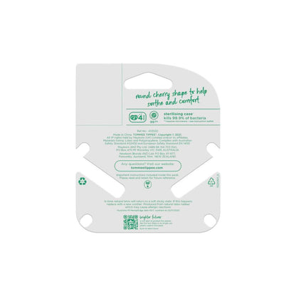 Tommee Tippee Baby Cherry Latex Dummy 2 Pack 0-6m - 2 pack