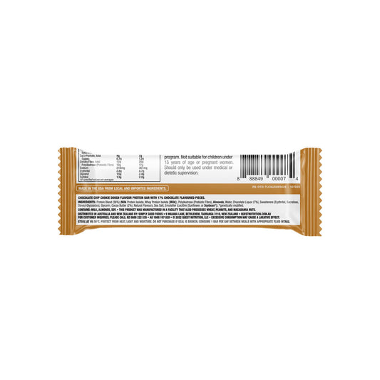Quest Protein Bar Choc Chip Cookie Dough 4x60g - 240g