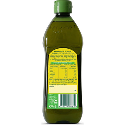 Monini Squeezable Classico Italian Extra Virgin Olive Oil 450ml