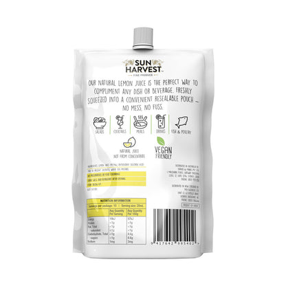 Sun Harvest Lemon Juice - 200mL