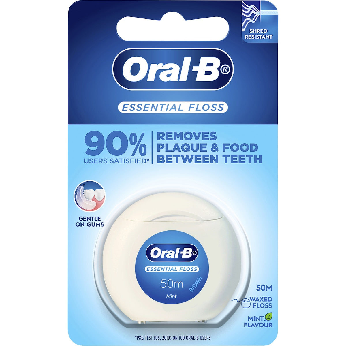 Oral-b Essential Waxed 50m Dental Floss Fresh Mint Each