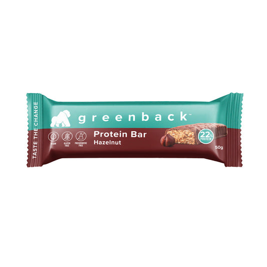 Greenback Plant Protein Hazelnut Bar - 50g