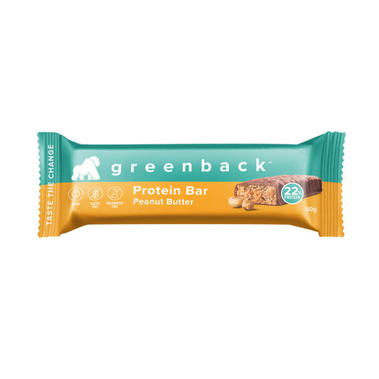 Greenback Plant Based Protein Bar Peanut Butte - 50g