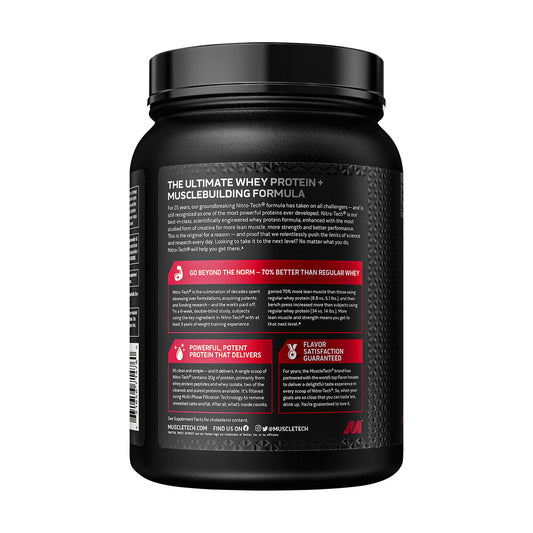 Musetech Nitrotech Protein Powder Chocolate - 680g