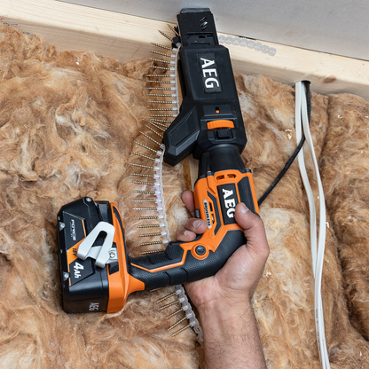AEG Brushless Collated Screwdriver - 18V - Skin Only