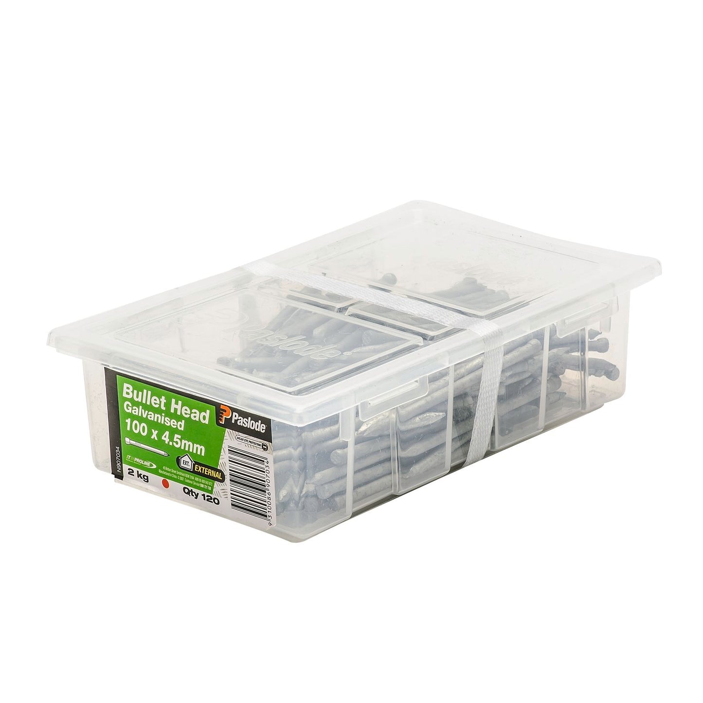 Paslode Galvanised Bullet Head Nails - 100 x 4.5mm - 2kg