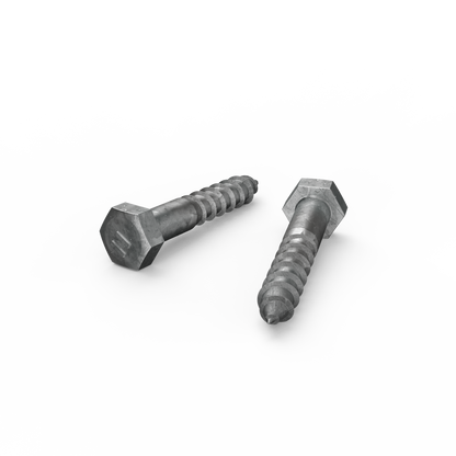 Zenith M10 Hex Head Coach Screws - 60mm - 25 Pack - Hot Dip Galvanised