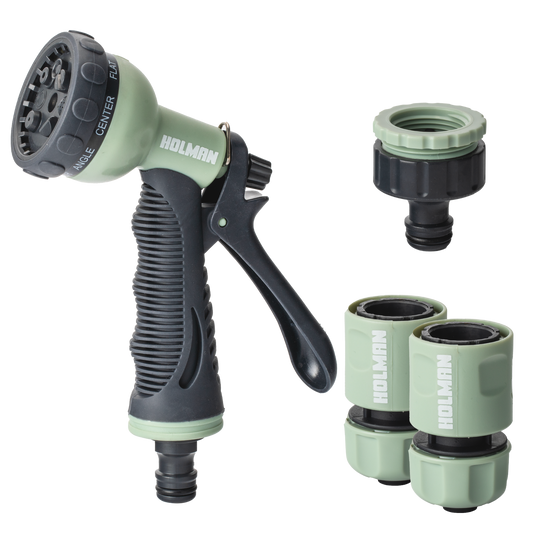 Holman Spray Gun and Connector Set - 8 Functions - Sage
