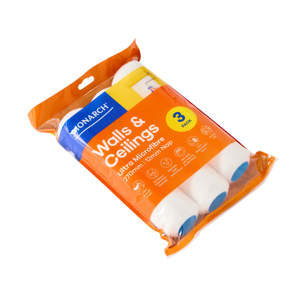 Monarch Roller Covers - 270mm - 12mm Nap - 3 Pack