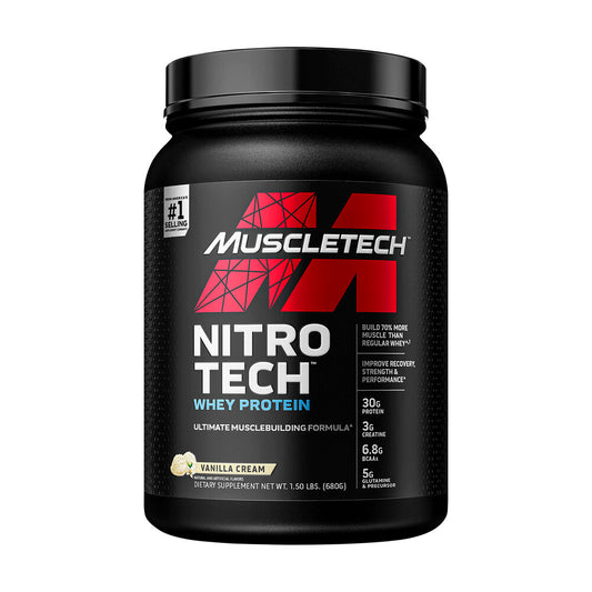Musetech Nitrotech Protein Powder Vanilla - 680g