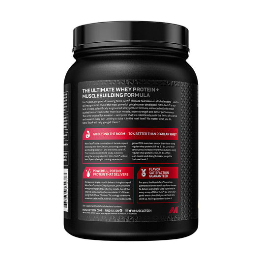 Musetech Nitrotech Protein Powder Vanilla - 680g