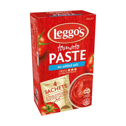 Leggo's Tomato Paste No Added Salt 4 Pack - 50g