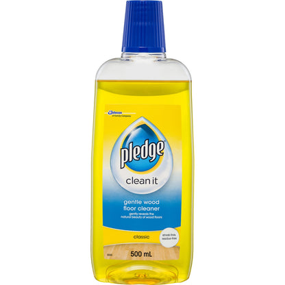 Pledge Gentle Wood Floor Cleaner 500ml