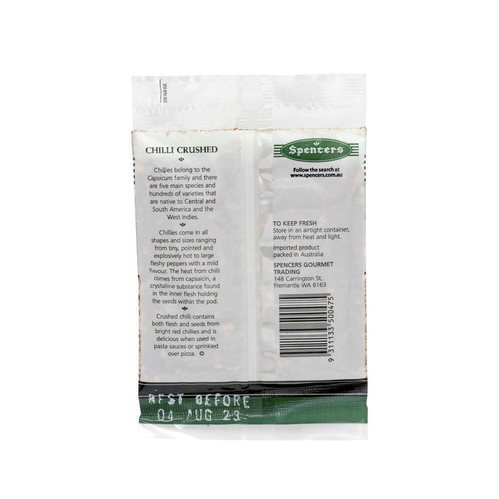 Spencers Crushed Medium Chilli - 30g