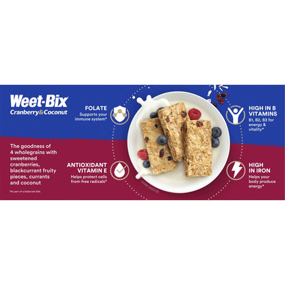 Sanitarium Weet - Bix Weet-bix Blends Cranberry & Coconut Breakfast Cereal 450g