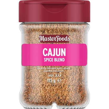 MasterFoods Cajun Spice Blend Hot Seasoning 115g