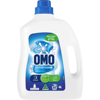 Omo Active Clean Laundry Liquid Detergent 4l