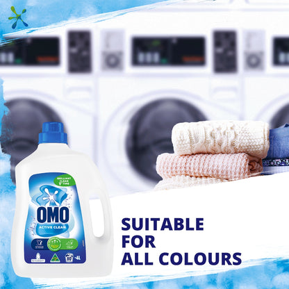 Omo Active Clean Laundry Liquid Detergent 4l
