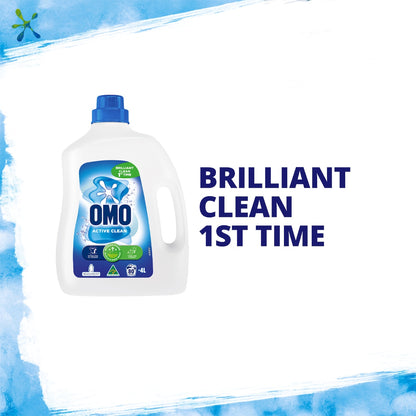 Omo Active Clean Laundry Liquid Detergent 4l