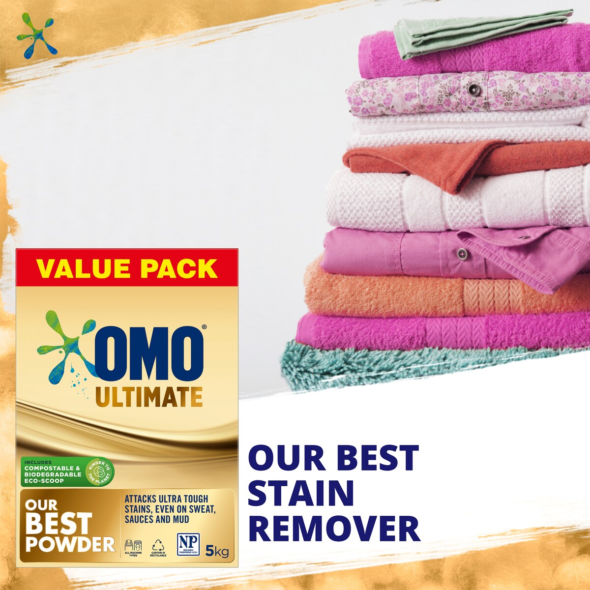 Omo Ultimate Washing Powder Front & Top Loader 5kg