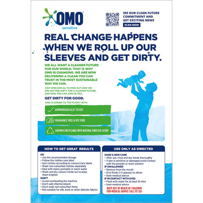 Omo Laundry Powder Sensitive Front & Top Loader 5kg