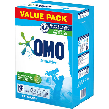 Omo Laundry Powder Sensitive Front & Top Loader 5kg