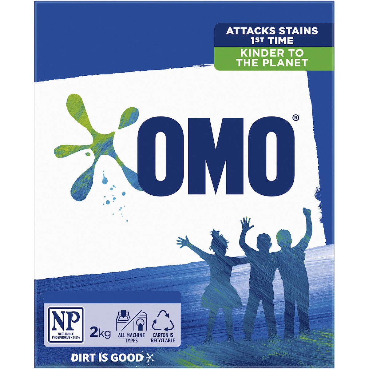 Omo Active Clean Laundry Powder Detergent 2kg
