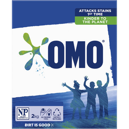 Omo Active Clean Laundry Powder Detergent 2kg