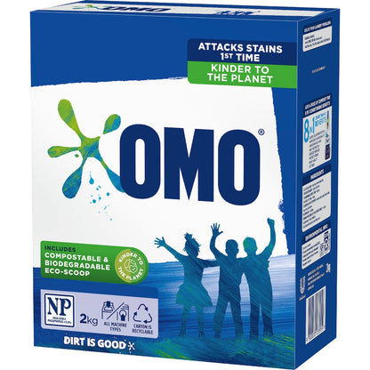 Omo Active Clean Laundry Powder Detergent 2kg