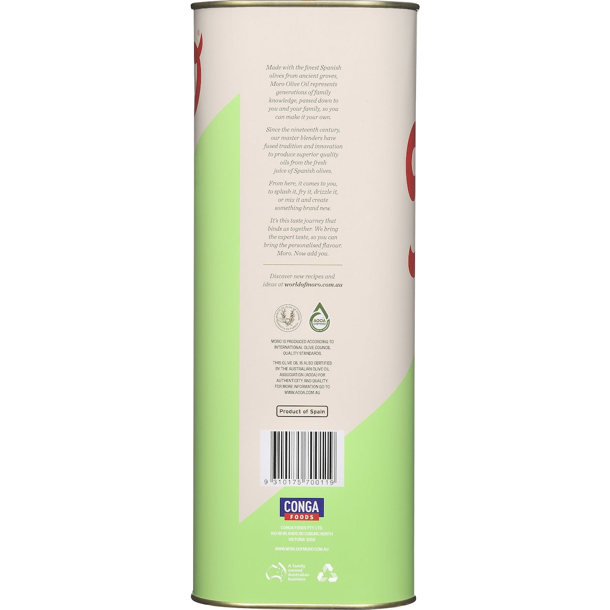 Moro Delicado Light Taste Olive Oil 4l