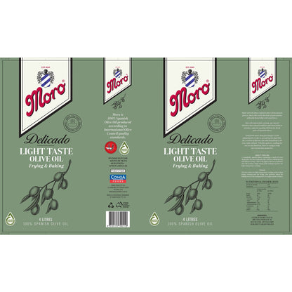 Moro Light Taste Olive Oil 4l