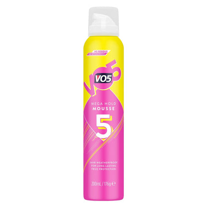 Vo5 Mega Hold Mousse 200ml