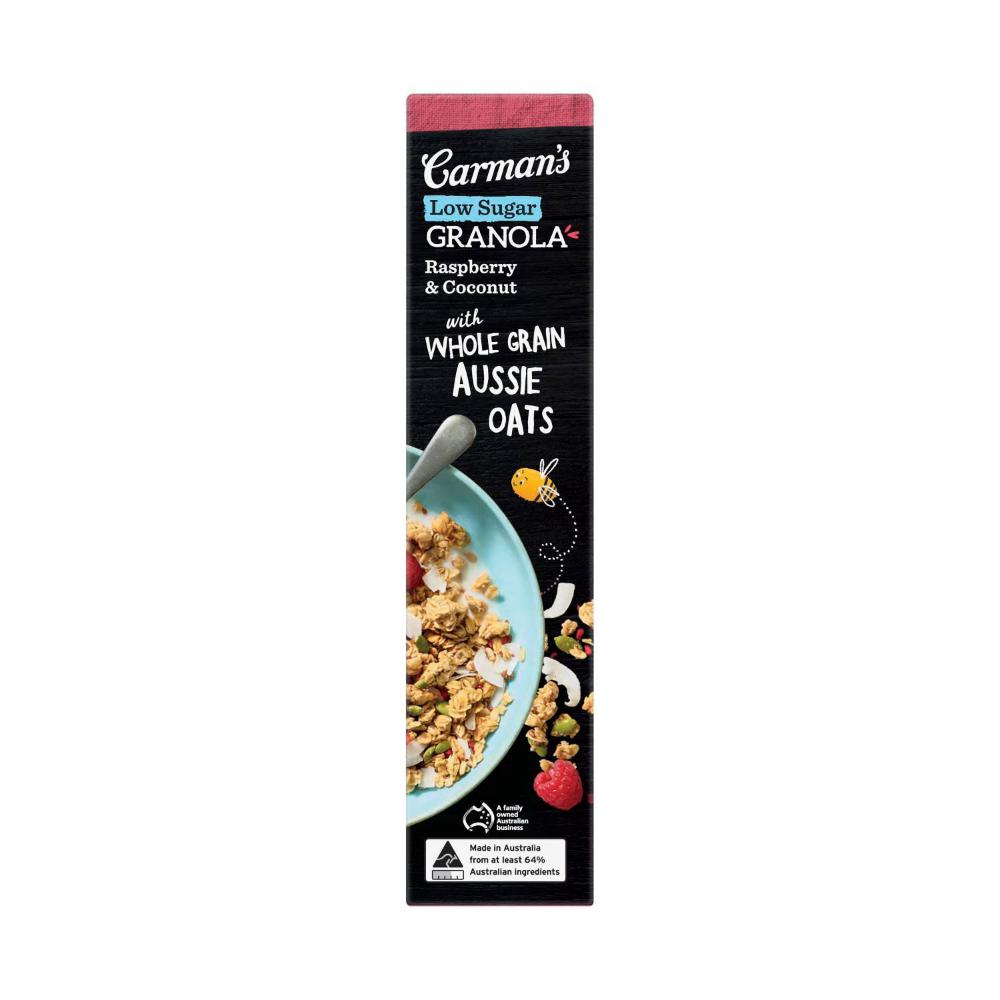 Carman's Granola Low Sugar Raspberry & Coconut - 450g