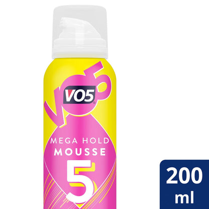 Vo5 Mega Hold Mousse 200ml