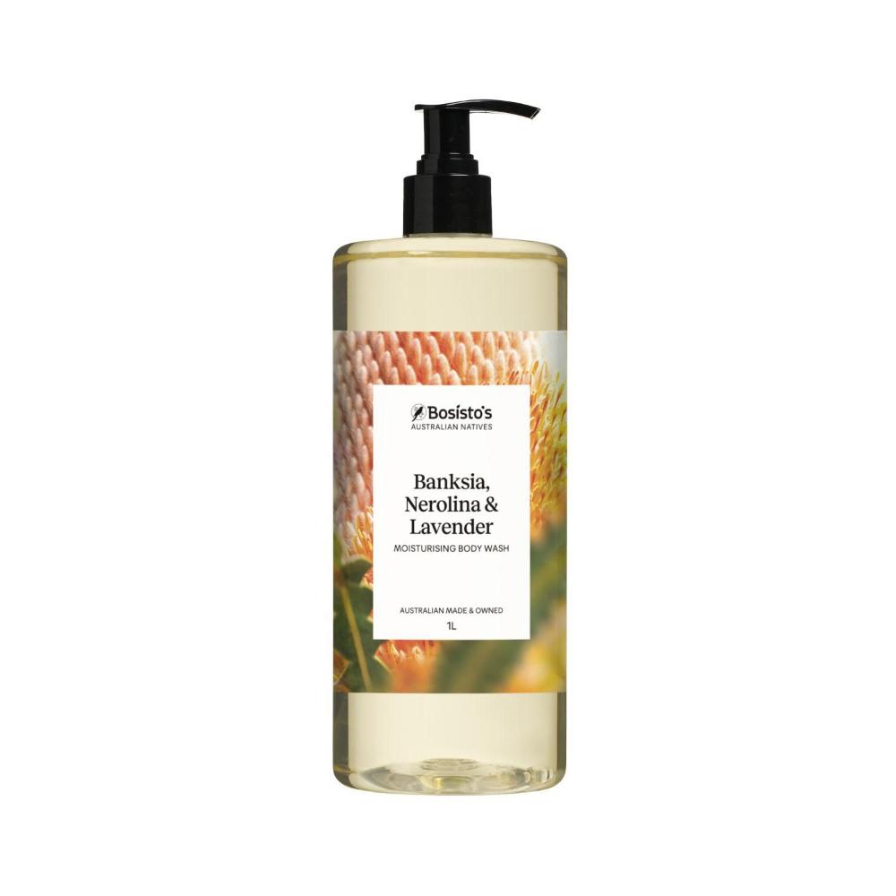 Bosistos Banksia Nerolina & Lavender Body Wash Pump - 1L